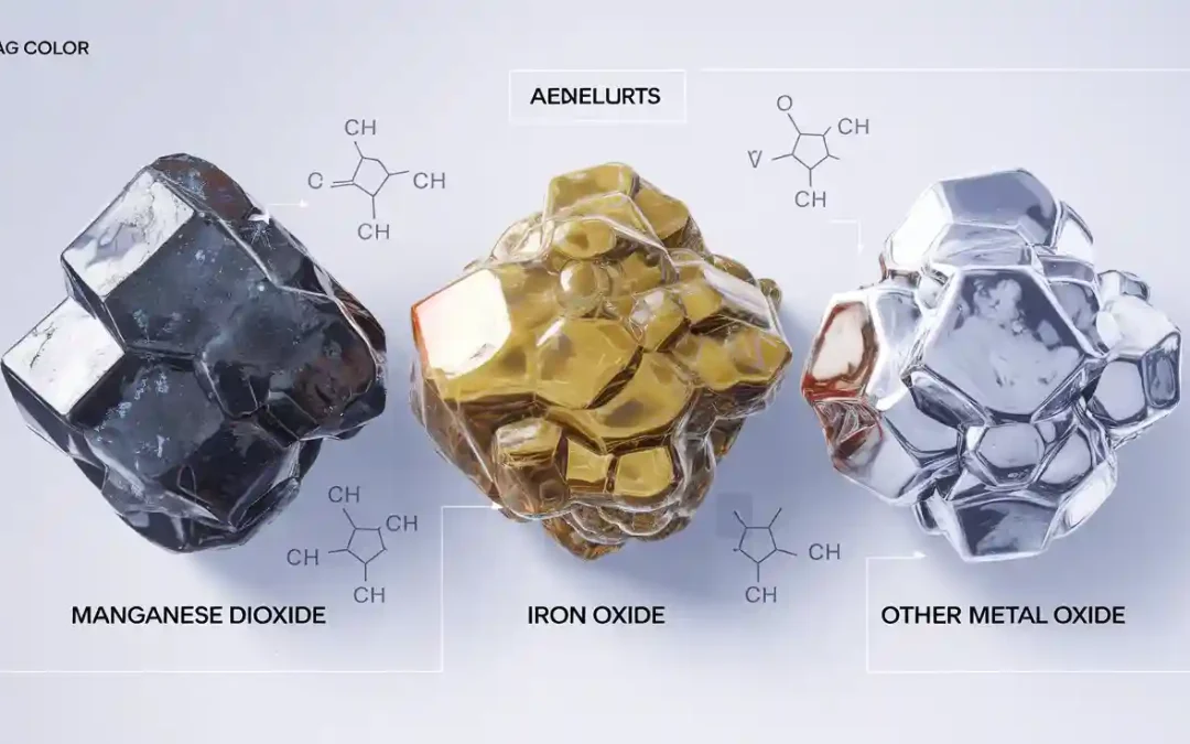 Manganese dioxide vs iron oxide and other metal oxides