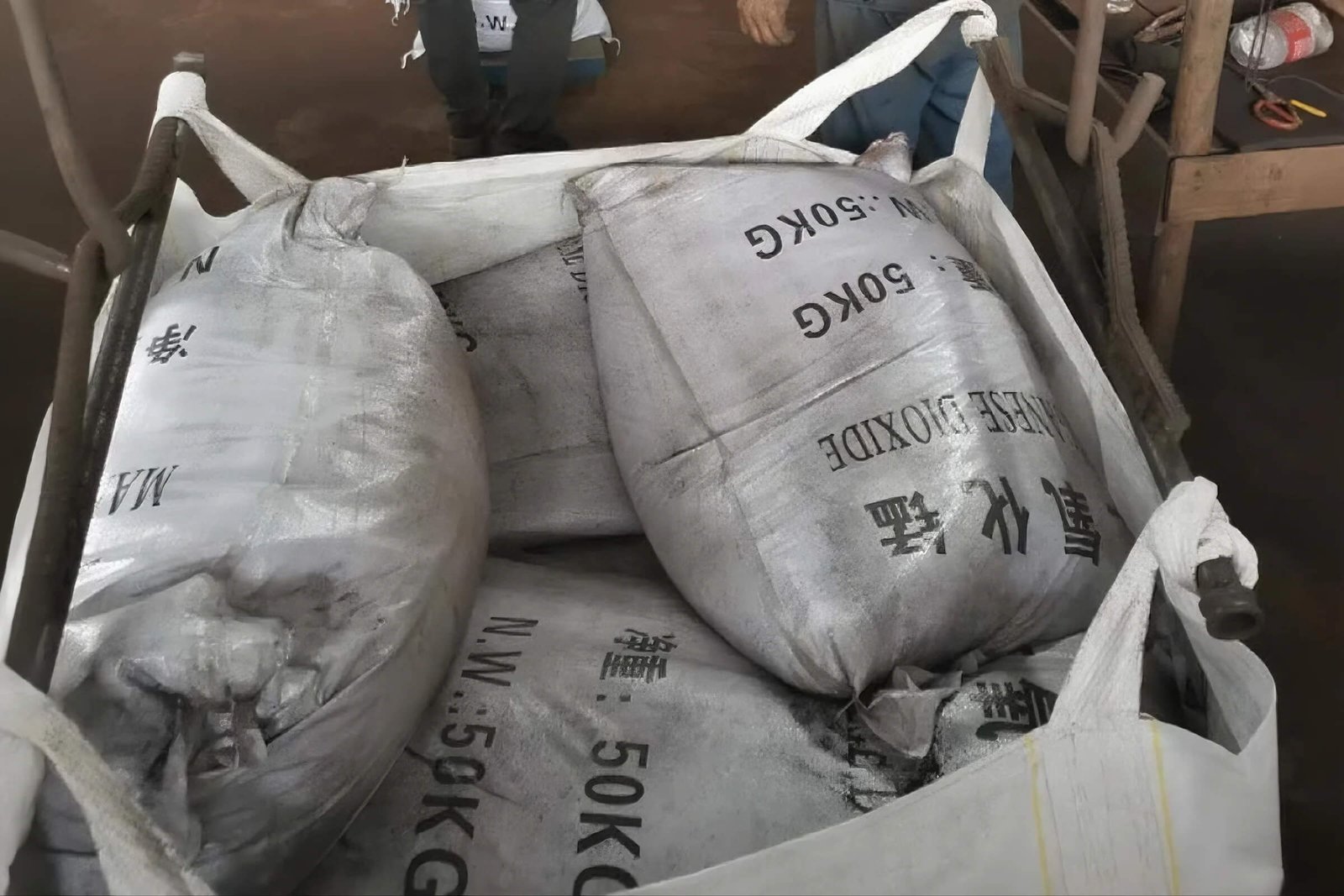 how to pack mangnanese dioxide