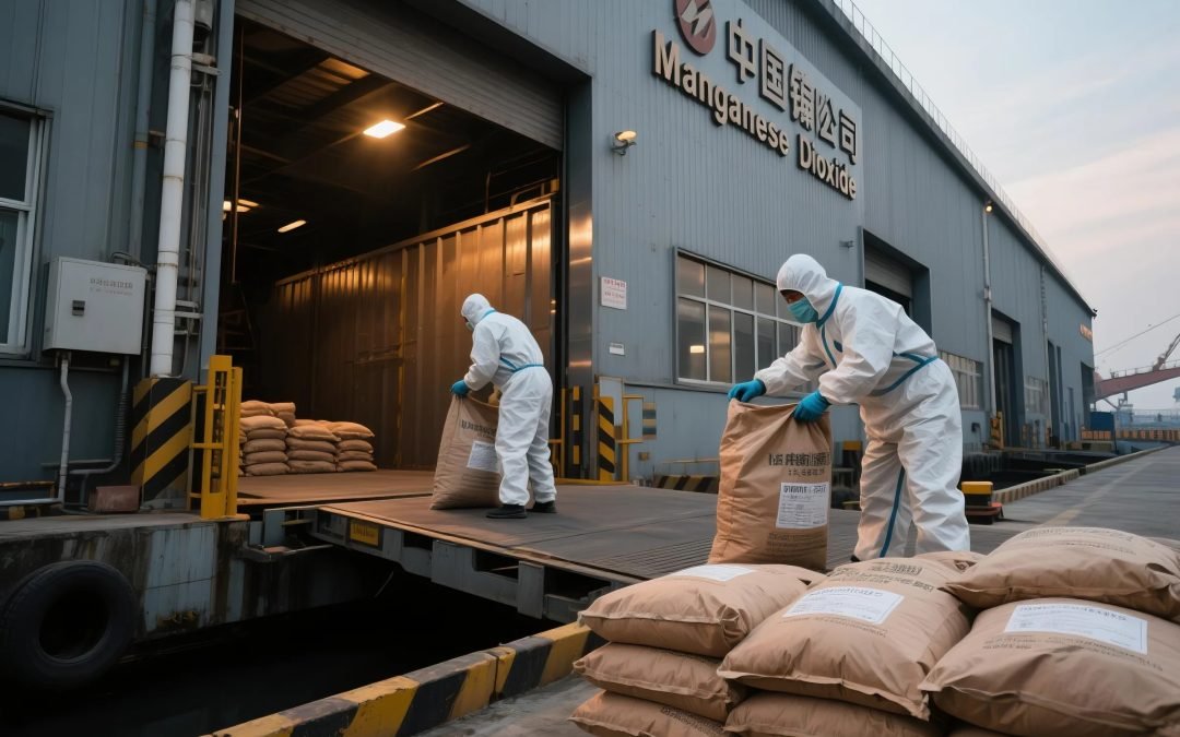 importing manganese dioxide from China