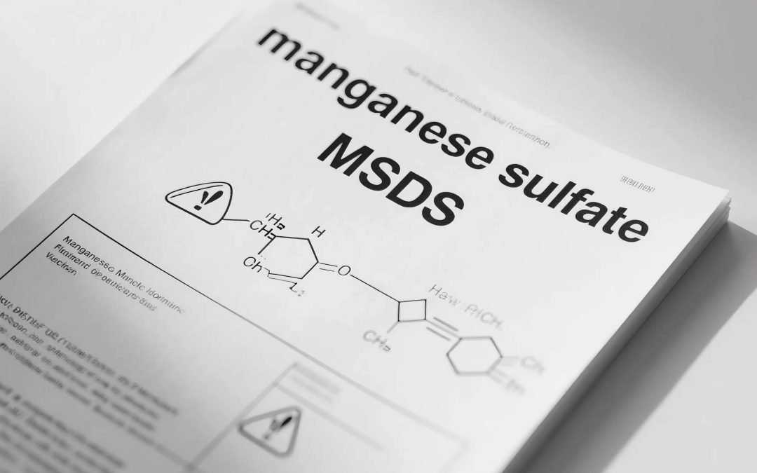 Manganese Sulfate Safety Data Sheet (SDS): Key Information and Handling Guidelines