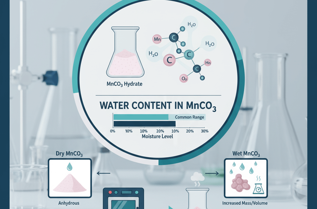 Understanding Water Content in Manganese Carbonate
