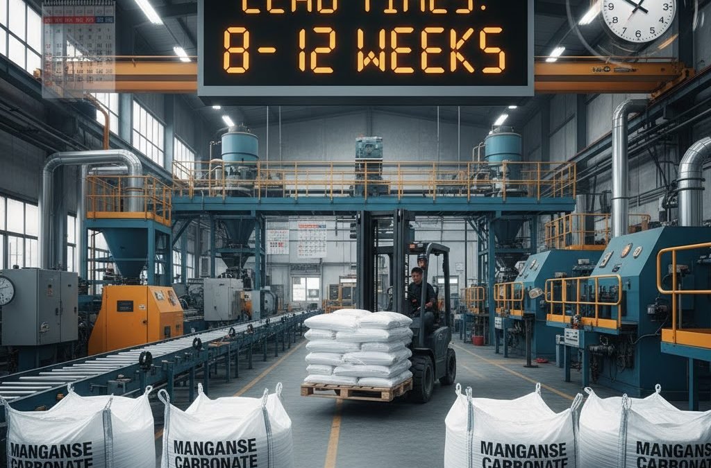 Typical Lead Times for Manganese Carbonate Orders
