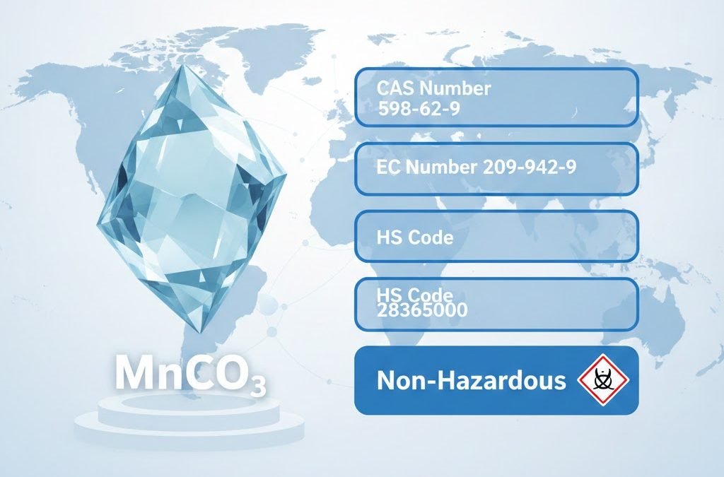 Understanding Manganese Carbonate CAS Numbers and Classifications