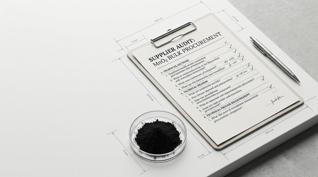 18 Questions to Ask an MnO₂ Supplier Before a Bulk Order