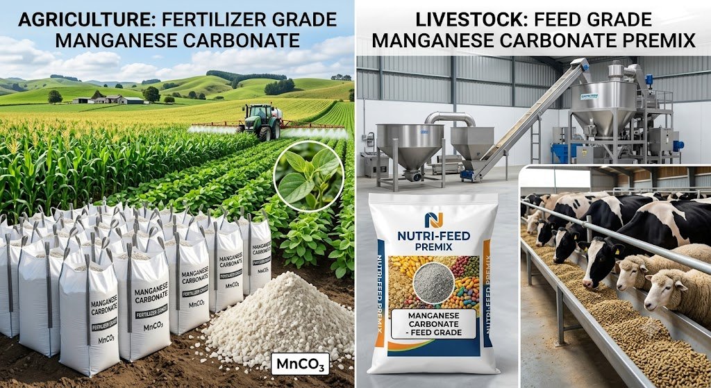 Fertilizer Grade vs Feed Grade Manganese Carbonate