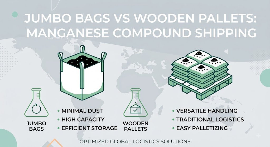 Jumbo Bags vs. Wooden Pallets for Shipping Manganese Compounds